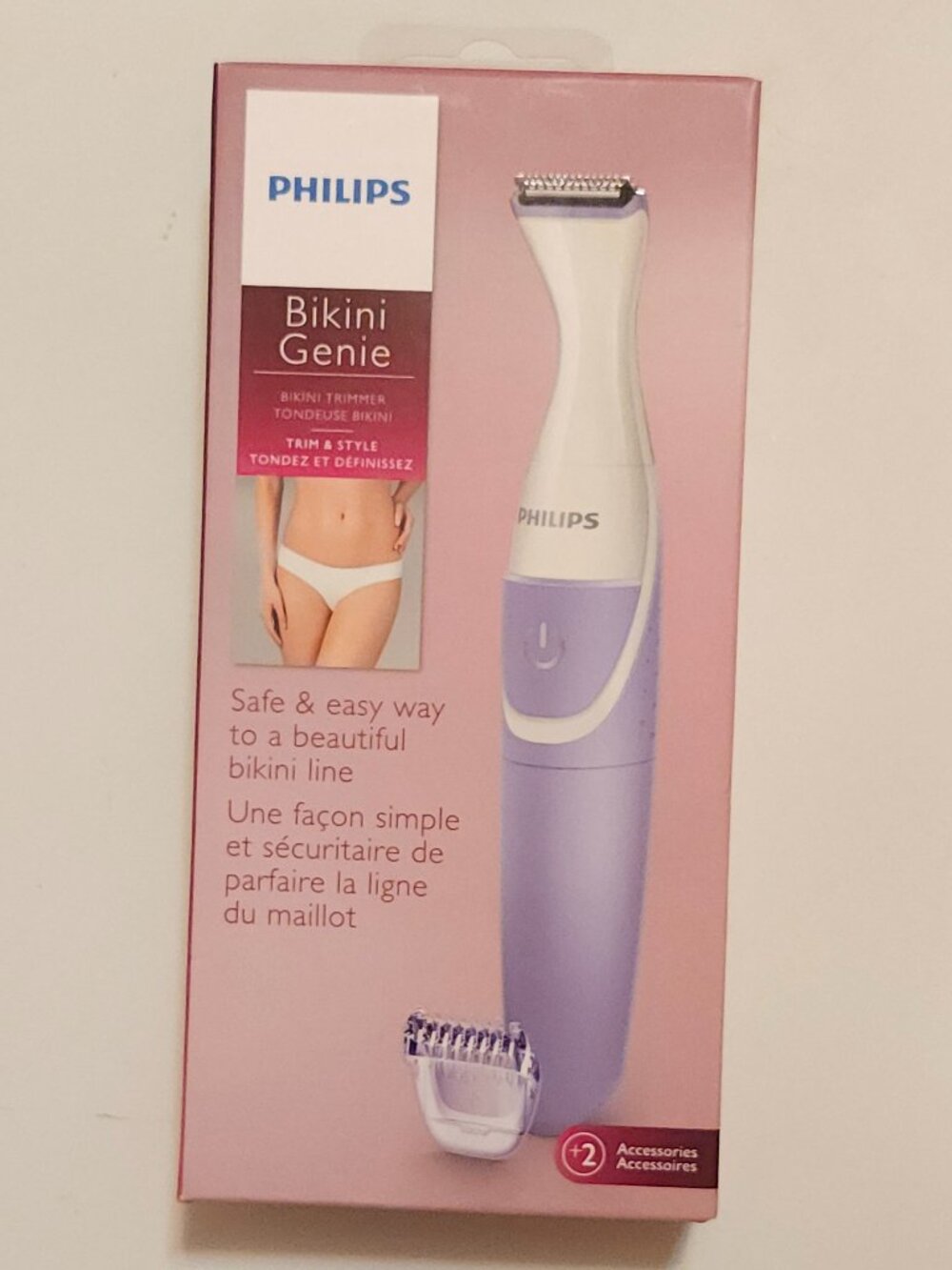 Philips Bikini Genie Cordless Women's Bikini Line Trimmer BNWT